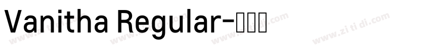 Vanitha Regular字体转换